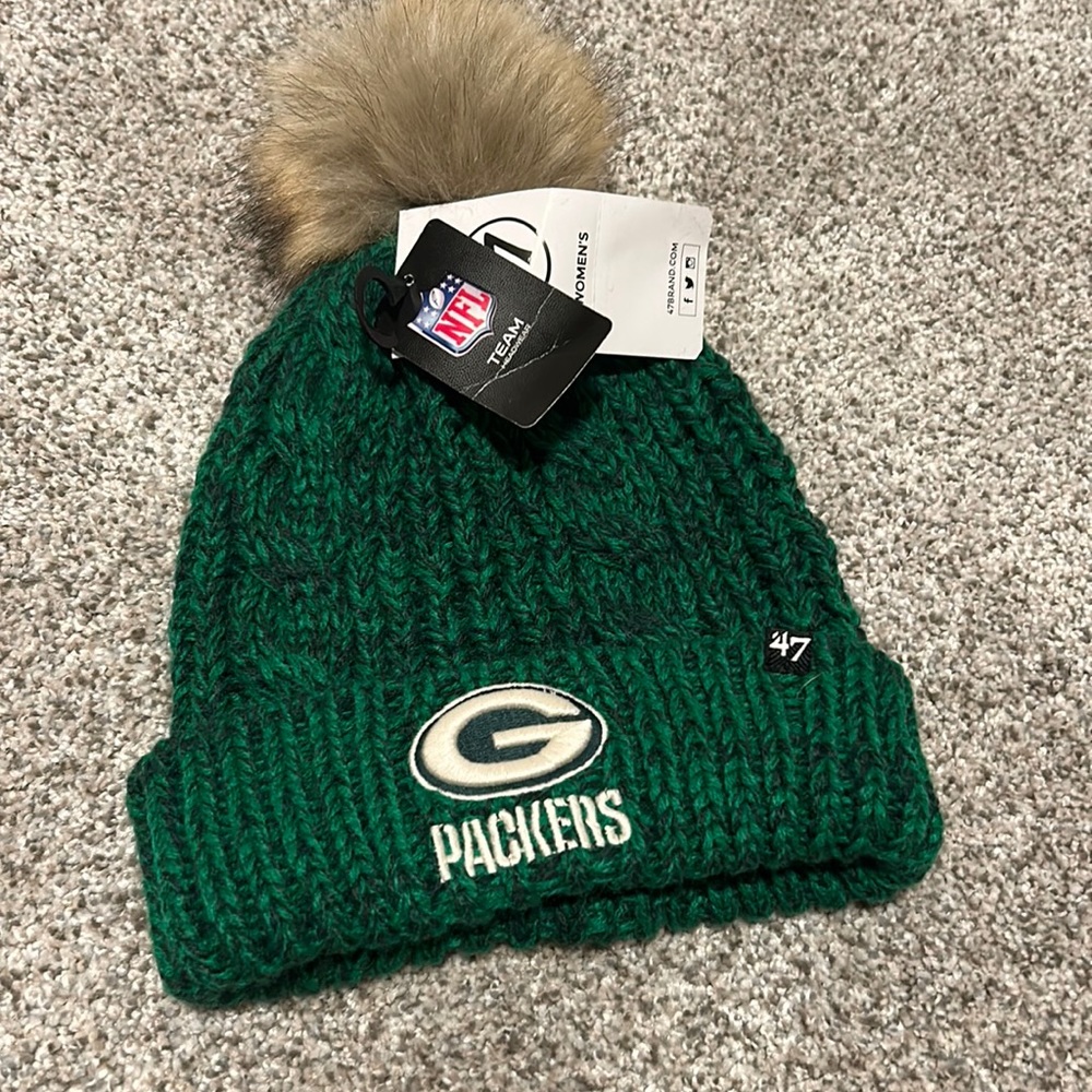 NFL Team Headwear Women’s Green Bay Packers Cuff Knit Hat